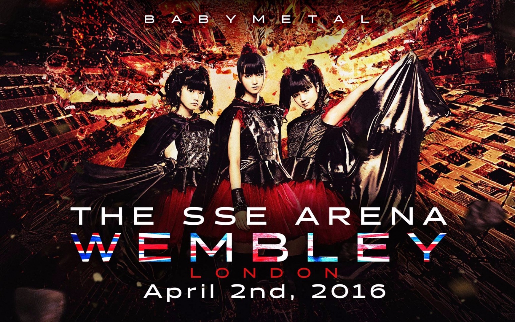 Babymetal Sse Arena Wembley Londres Média Metal And Dérivés
