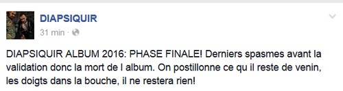 message nouvel album Diapsiquir